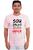 Camiseta Masculina Algodão Evangélica Salvo Pela Graça Rosa