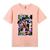 Camiseta Masculina Algodão Premium Dragon Ball Super Anime Rosa