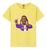 Camiseta Masculina Algodão Premium Snoopy Dog Hip Hop Lenda Amarelo