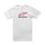 Camiseta Masculina Alpinestars Always 2.0 Branco Vermelho Branco
