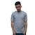 Camiseta Masculina Básica Gola Redonda 100% Algodão Linha Premium - Todas as Cores Cinza mescla