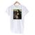 Camiseta Masculina Com Estampa Monalisa Bulldog Cachorro Branco