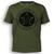 Camiseta masculina Dasantigas malha 100% algodão estampa Sisters Of Mercy - Some Girls Wander By Verde escuro