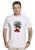 Camiseta Masculina De Algodão Dragon Ball Z Goku Esfera Branco