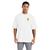 Camiseta Masculina de Algodão Oversized para Esportes, Streetwear e Academia Emoji Branco