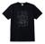 Camiseta Masculina Decote V Várias Estampas P Ao Xgg Malwee Preto