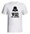 Camiseta Masculina Dia Dos Pais - Melhor Pai Da Galáxia 100% Algodão Branco