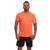 Camiseta Masculina Dry Academia Treino Esporte Camisa Praia Proteção Solar UV Laranja