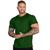 Camiseta Masculina Dry Esportiva Levinha Academia Exercícios Calor Verde escuro