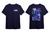Camiseta Masculina Estampa Frente Costa Advisory Lançamento  Azul marinho