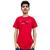 Camiseta Masculina Gangster Modelo Novo Estampada Premium Vermelho, Preto
