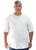 Camiseta Masculina Gola Redonda Tradicional Clássica Plus Size Tamanho Especial g4 g5 g6 Linha Premium Branco
