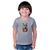 Camiseta Masculina Infantil Animal Stylo Plan Cinza claro