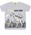 Camiseta Masculina Infantil Estampada "T-Rex" Mescla