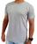 camiseta masculina lisa algodão marca toqref store14 Cinza claro