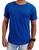 camiseta masculina lisa algodão marca toqref store14 Azul royal