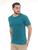 Camiseta Masculina Lisa Básica Plus Size Gola Redonda/Careca Verde