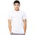 Camiseta Masculina Manga Curta Básica Lisa T-shirt Slim Fit Branco