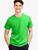 Camiseta Masculina Manga Curta Básica Lisa T-shirt Slim Fit Azul verde limão