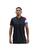 Camiseta Masculina Polo Com Ziper Dry-Fit Preto