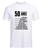 Camiseta Masculina Presente Aniversário 50 Anos Camisa 100% Algodão Branco