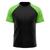 Camiseta Masculina Raglan Dry Fit Proteção Solar UV Básica Verde