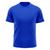 Camiseta Masculina Raglan Dry Fit Proteção Solar UV Básica Azul royal