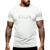 Camiseta Masculina Relax Spa Verão Manga Curta Gola Redonda Academia Shopping 100% Algodão Branco