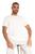 Camiseta Masculina Reta 100% Algodão Alta Qualidade Atacado Branco