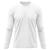 Camiseta Masculina Térmica Proteção Solar UV  50/ Praia Treino Academia Tshirt Praia Esporte Dry Manga Longa Branco