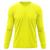 Camiseta Masculina Térmica Proteção Solar UV  50/ Praia Treino Academia Tshirt Praia Esporte Dry Manga Longa Amarelo claro