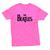 Camiseta Masculina The Beatles 100% Algoão Rosa
