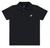 Camiseta Menino Gola Polo Básica Multicolor ReiRex Preto