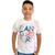 Camiseta Menino Juvenil Gola Redonda Estampada Gangster Branco