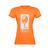 Camiseta Mormaii Feminina Beach Tennis Proteção UV50+ Laranja