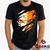 Camiseta Naruto Uzumaki 100% Algodão Anime Geeko Preto gola careca