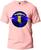 Camiseta Nave Abdução Masculina e Feminina 100% Algodão Primeira Linha Gola Redonda Rosa