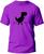 Camiseta Net Off Adulto Camisa Manga Curta Premium 100% Algodão Fresquinha Roxo, Preto