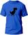 Camiseta Net Off Masculina e Feminina Básica Malha Algodão 30.1 Manga Curta Azul bic, Preto