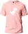 Camiseta Net Off Masculina e Feminina Básica Malha Algodão 30.1 Manga Curta Rosa, Branco