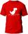 Camiseta Net Off Masculina Feminina Básica Fio 30.1 100% Algodão Manga Curta Premium Vermelho, Branco