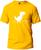Camiseta Net Off Masculina Feminina Básica Fio 30.1 100% Algodão Manga Curta Premium Amarelo, Branco