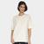 Camiseta New Balance Oversized Small Logo Feminina Off white