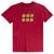 Camiseta New Era Infantil Regular Tecnologic Manga Curta Vermelha Vermelho Vermelho