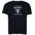 Camiseta New Era Regular NFL Las Vegas Raiders Old Culture Manga Curta Preto Preto