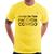 Camiseta Ninguém tem paciência comigo - Foca na Moda Amarelo