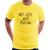 Camiseta Not cute just psycho - Foca na Moda Amarelo