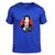 Camiseta Nova Wandinha Família Addams Wednesday Novidade Azul bic