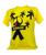 Camiseta Olodum Boneco Bumbo Gola Redonda Amarelo