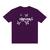 Camiseta Oversized Basic Streetwear Fio 30.1 Unissex Estampada Future Butterfly Roxo